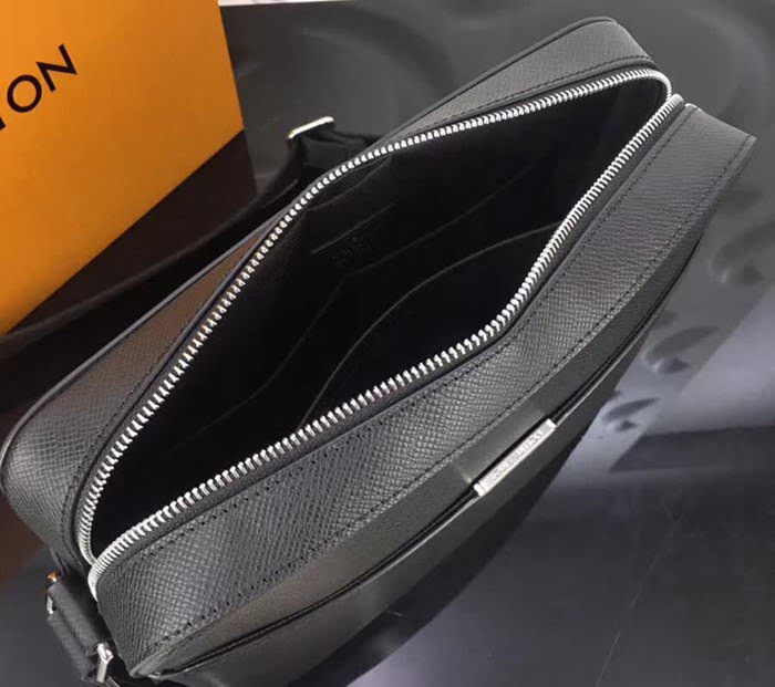 路易威登LV 頂級原單M33445 ANTON 小號郵差包 Taiga牛皮 牛皮飾邊 YDH YDH1592